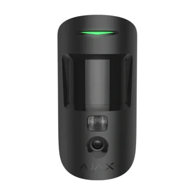 Ajax MotionCamera (PhOD) BL - Detector PIR cam wireless cu functia de fotografie la cerere, rezolutie maximă 640 x 480, imunitate la animale de companie până la 20 kg / 5