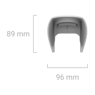 Ajax Motionprotect Outdoor Hood Wh - Capac pentru MotionProtect Outdoor protejează senzorii sistemului anti-miscare împotriva ploii si zăpezii. alb