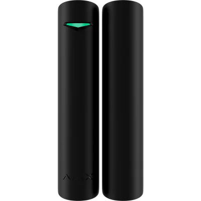 Ajax Superior DoorProtect G3 BL - Magnet adresabil wireless cu doua elemente REED, conector suplimentar de contact ai detector de vibratii si accelerometru de inclinare. Negr