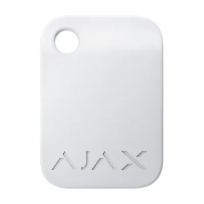 Ajax Tag white RFID (100pcs) - Tag AJAX RFID, functioneaza cu tastatusa Ajax KeypadPlus. Tehnologia Mifare DESIFire, criptare AES128 biti. Culoare alba, ambalaj de 100 de