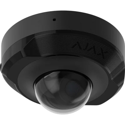 Ajax VIDEO DomeCam Mini (5 Mp/2.8 mm) BL - Cameră video IP Mini Dome, rezolutie 5Mpx/25fps, obiectiv de 2.8mm, H.264 si H.265, Smart IR cu rază de actiune de 35 m, 12VDC/PoE, IP65, an