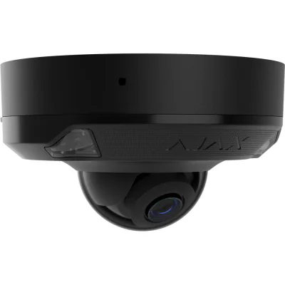 Ajax VIDEO DomeCam Mini HL (8 Mp/2.8 mm) BL - Cameră video IP Mini Dome, rezolutie 8Mpx/20fps, obiectiv de 2.8mm, H.264 si H.265, rază Smart hidbrid de actiune 15 m, 12VDC/PoE, IP65, ana