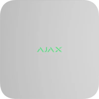 Ajax VIDEO NVR (16ch) WH - NVR 16 canale, suportă camere Ajax de până la 8 MP, camere IP Onvif sau RTSP, compresie H.264/H.265. alb