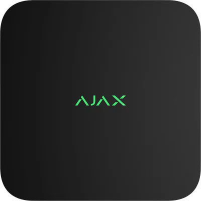 Ajax VIDEO NVR (8ch) BL - NVR 8 canale, suportă camere Ajax de până la 8 MP, camere IP Onvif sau RTSP, compresie H.264/H.265. Negru