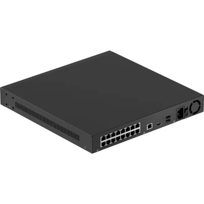 AJAX VIDEO NVR H2D16PAC (16ch) BL - NVR 16 canale POE, iesire HDMI 4K, suporta camere AJAX de pana la 12 MP, camere IP Onvif sau RTSP, compresie H.264/H.265/JetSparrow, 2 portu