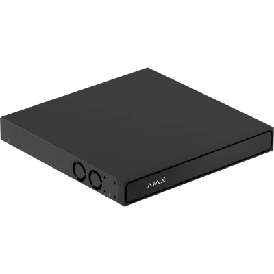 AJAX VIDEO NVR H2DAC (8ch) BL - NVR 8 canale, iesire HDMI 4K, suporta camere AJAX de pana la 12 MP, camere IP Onvif sau RTSP, compresie H.264/H.265/JetSparrow, 2 porturi HD