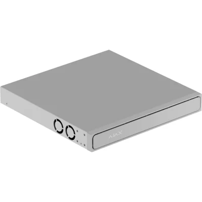 AJAX VIDEO NVR H2DAC (8ch) WH - NVR 8 canale, iesire HDMI 4K, suporta camere AJAX de pana la 12 MP, camere IP Onvif sau RTSP, compresie H.264/H.265/JetSparrow, 2 porturi HD