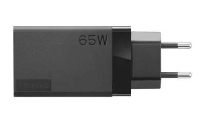 Alimentator Lenovo Travel Adapter 40AW0065WW, USB-C, 20V, 1.2A, 65W, Black