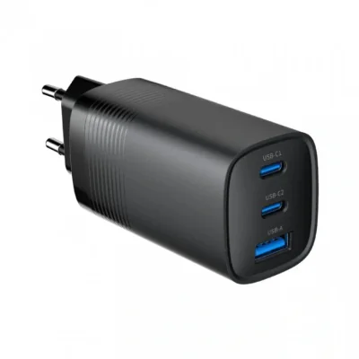 GEMBIRD TA-U2QC3-CAR-02 2port USB car fast charger Type-C PD 18W black