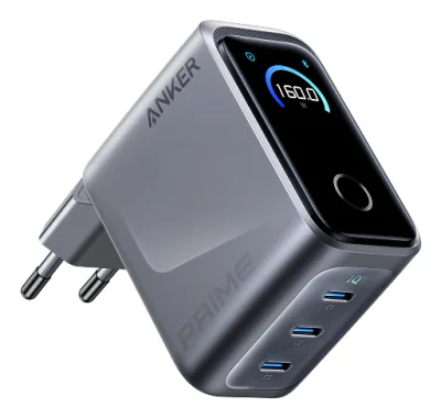 Alimentator retea Anker "Smart Display",160W, 3 Ports, argintiu "A2687341" -0194644243890