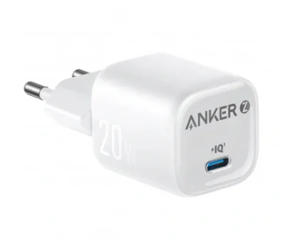 Alimentator retea Anker, Zolo, 20W, fast charge, 1 x USB-C, alb, "A2699G21" - 0194644297459