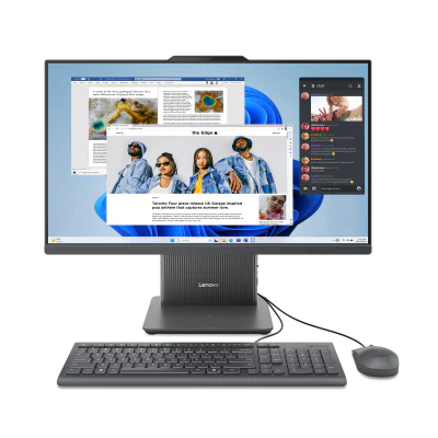 All-in-One Consumer Lenovo IdeaCentre AIO 24ARR9 cu procesor AMD Ryzen 5 7535HS pana la 4.55GHz, 24 inch, Full HD, IPS, 16 GB DDR5, 1 TB SSD, AMD Radeon 660M, FreeDos, Grey, 2 ani garantie