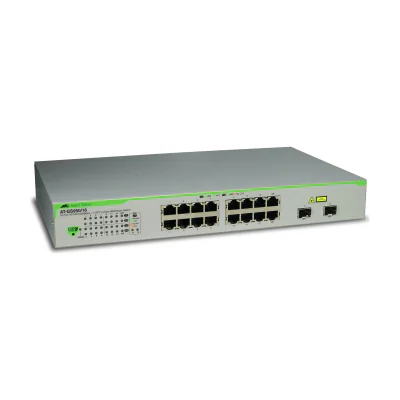 Allied Telesis AT-GS950/16-50, Managed, L2, Gigabit Ethernet (10/100/1000), Rack mounting, 1U