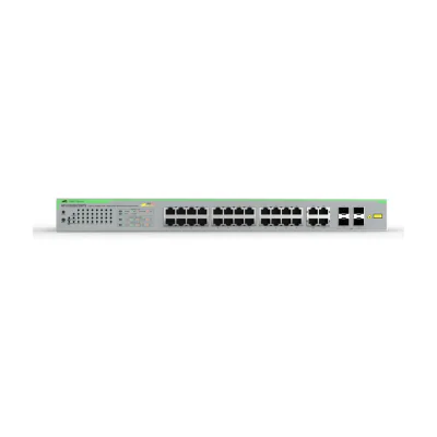 Allied Telesis iGS950/28PS, Managed, L2, Gigabit Ethernet (10/100/1000), Power over Ethernet (PoE), Rack mounting, Wall mountable