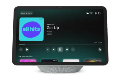 Amazon Echo Show 11 (newest model), Vibrant Full-HD 11" display with more viewing area and spatial audio, with Alexa+ Early Access, Glacier White