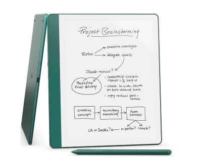 Amazon Kindle Scribe 10.2" 64GB Tablet Green with Premium Pen Metallic Green