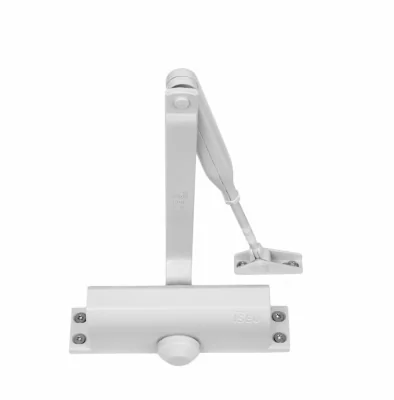 AMORTIZOR HIDRAULIC DE USA ISEO ALB 37L100004; Forță de inchidere: EN 2/3/4 selectabila pentru usi cu latimea de până la 1.100 mm (forta fixa EN 3 în configurație cu brațe paralele pentru uși cu lățimea de până la 950 mm); Dimensiune selectabila prin