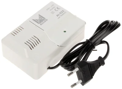 Amplificator de antenă ALCAD AI-223, 86-862 MHz, 1 intrare / 2 ieșiri