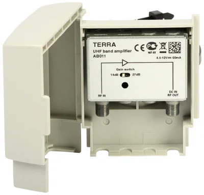 Amplificator de antenă DVB-T TERRA AB-011, 470-862 MHz, 14 / 27 dB