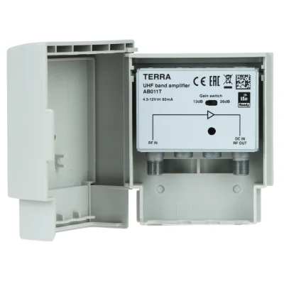 Amplificator de antenă DVB-T TERRA AB-011T, 470-694 MHz, 13 / 26 dB