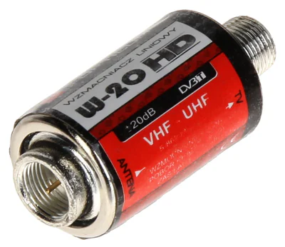 Amplificator de antenă OPTICUM W-20, 5-860 MHz, 1 intrare / 1 ieșire