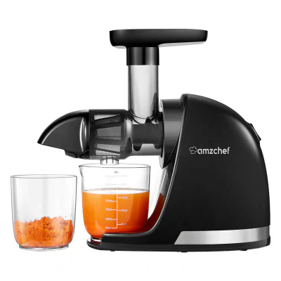 AMZCHEF 1501-BK-SM storcător cu funcționare lentă (negru)