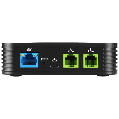 Analog telephone adapter, 2x FXS, 1x LAN