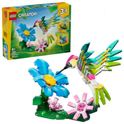 ANIMALE SALBATICE: COLIBRI COLORAT  LEGO31384
