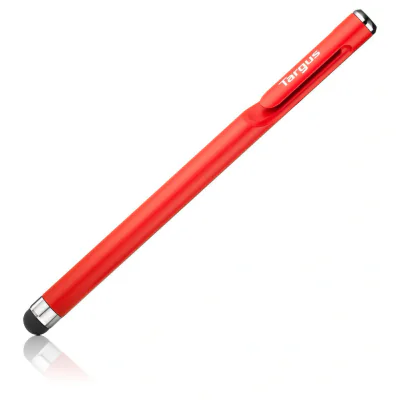 ANTIMICROBIAL STYLUS EMBEDDED/CLIP - RED
