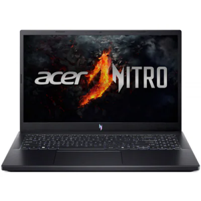 Laptop Gaming Acer Nitro V 15, cu procesor AMD Ryzen 5 150, 15.6'' IPS, 16 GB DDR5, 512 GB, NVIDIA GeForce RTX 5060, 8GB GDDR7, Fara OS, 2 ani Garantie