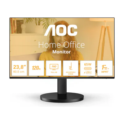 AOC B3 24B3CF2, 60.5 cm (23.8"), 1920 x 1080 pixels, Full HD, LED, 4 ms, Black