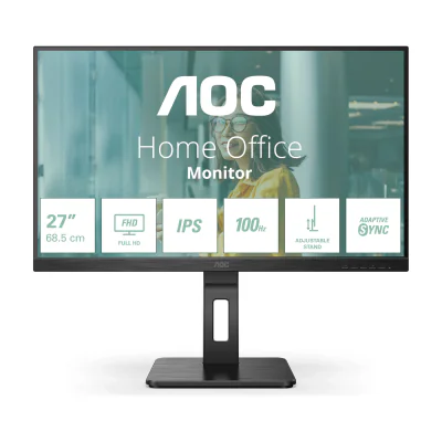 AOC P2 27P2Q, 68.6 cm (27"), 1920 x 1080 pixels, Full HD, LED, 4 ms, Black