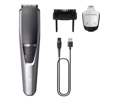 Aparat de tuns barba PHILIPS Seria 3000 BT3239/15, Acumulator, Autonomie 60 min, Gri Antracit, L x A x I (mm) 71x142x225