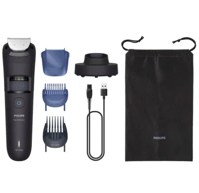 Aparat de tuns barba Philips Series 5000 BT5780/15, acumulator, negru, autonomie 100 min