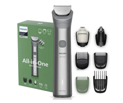 Aparat de tuns barba si parul Philips 5000 Series MG5921/15, Autonomie 120 min, 100% rezistent la apa, 0,5-16 mm