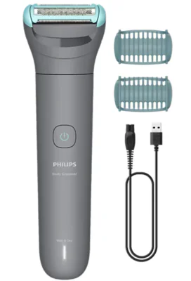Aparat de tuns corporal PHILIPS Series 3000 BG3480/15, acumulator, autonomie 80 min, gri