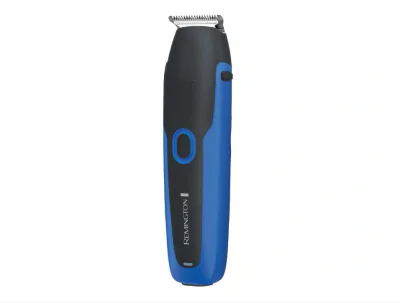 Aparat de tuns Remington WeTech BHT6256, Acumulator, Autonomie 60 minute, Rezistent la apa, 2 capete, Albastru