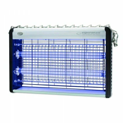 Aparat UV antiinsecte Esperanza Hunter EHQ006 20W acoperire 80mp Alb "EHQ006"