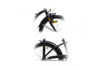 Aparatori Strada Mini 16 +suport, Negru
