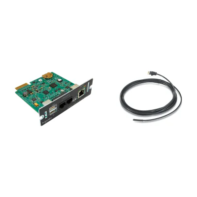 APC AP9641 Smart-UPS Network Management Card (gen3) with environmental monitoring, Network management card, SmartSlot, 12.1 mm, 11.4 mm, 38 mm, 90 g