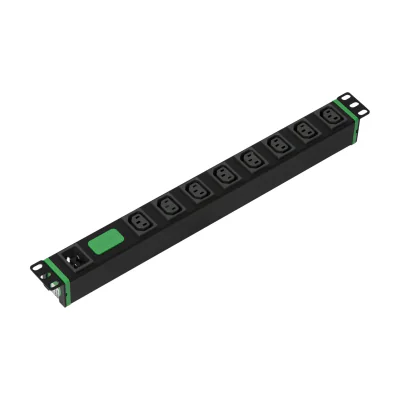 APC Easy Rack PDU, Basic, Horizontal, 1 Phase, 3.7kW, 230V, 16A, 8 x C13 outlets, IEC60320 C20 inlet, Basic, 1U, Single-phase, Horizontal, Black, 8 AC outlet(s)