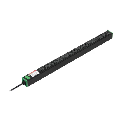 APC Easy Rack PDU, Basic, Vertical, 1 Phase, 3.7kW, 230V, 16A, 20 x C13 and 4 x C19 outlets, IEC60309 PLUG, Basic, 0U, Single-phase, Vertical, Black, 24 AC outlet(s)