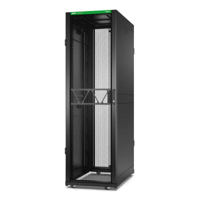 APC NetShelter SX, Generatia 2, 42U, 1991 H x 600 l x 1070 A mm, cu panouri laterale, negru