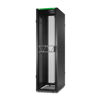APC NetShelter SX Server Rack Gen 2, 48U, 2258H x 600W x 1070D mm, with Sides, Black, Freestanding rack, 48U, 1814 kg, Key lock, Adjustable feet, 134.9 kg