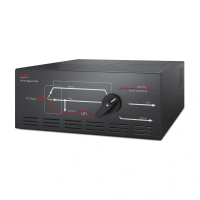 APC Service Bypass Panel 200/208/230/240V 125A HW Input/Output, 20 kVA, 200 V, 240 V, 50/60 Hz, 125 A, Hard Wire 5-wire (3PH + N + G)