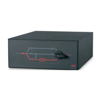 APC Service Bypass Panel- 200/208/240V; 100A; MBB; Hardwire input; (6) L14-30R output, Black, Hard Wire 3-wire (2PH + G), Hard Wire 4-wire (2PH+N+G), 6x NEMA L14-30R, 208 V, 50 - 60 Hz, 20000 VA