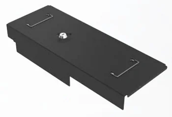 apg Solutions 90189PAC-0001, Lockable Lid, Black, Steel, APG Cash Drawer Micro-0192