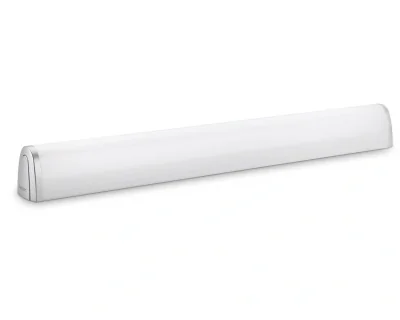 Aplica LED Philips Linea Volga, 11W, 790 lm, lumina calda (3000K), IP20 ,55cm, Gri