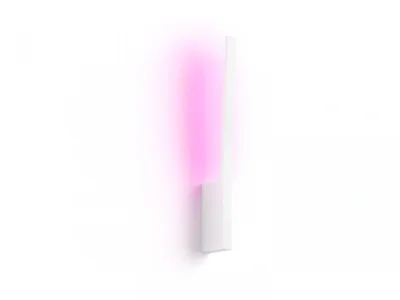 Aplica LED RGB Philips Hue Liane, Bluetooth, 12.2W, 850 lm, luminaalbasi color (2000-6500K), IP20, 55.8cm, Alb