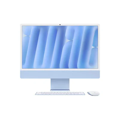Apple iMAC 24" Retina 4.5k/ Apple M4 (CPU 10-core, GPU 10-core, Neural Engine16-core)/16GB/256GB - Blue - INT KB (2024)